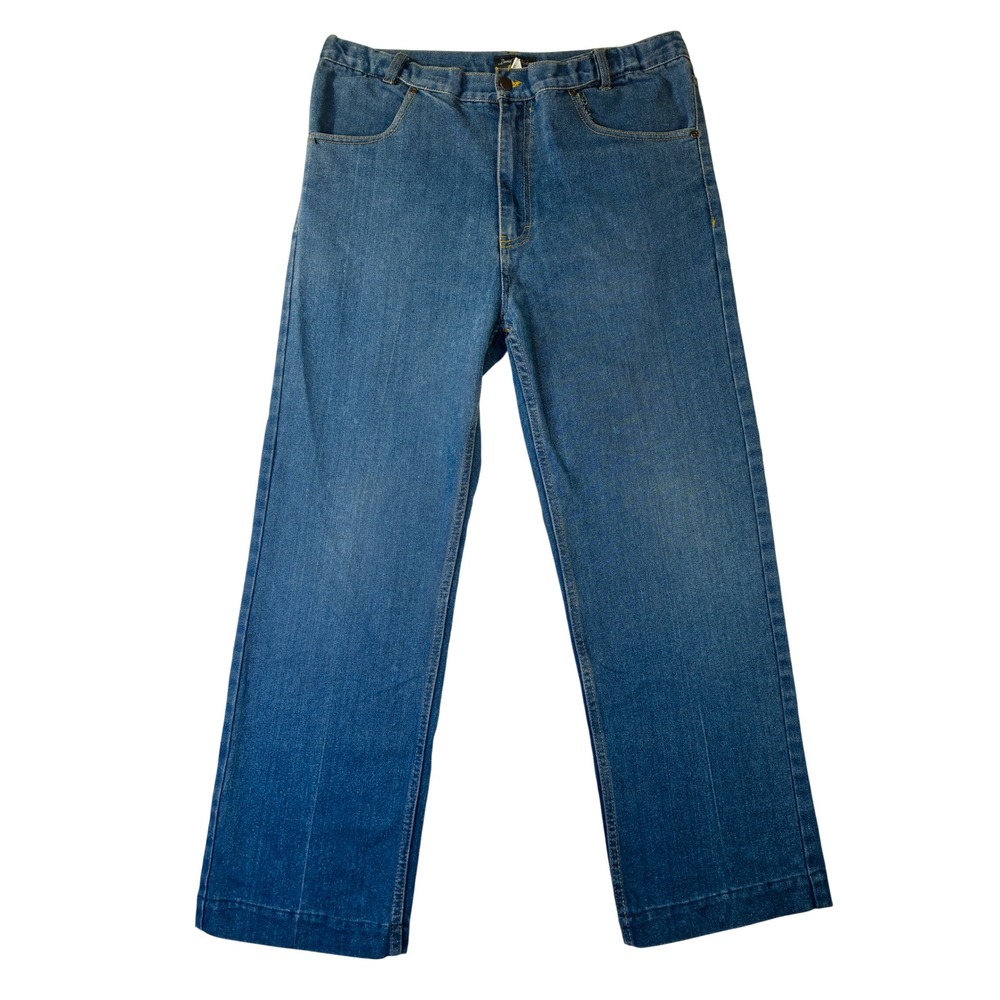 David Taylor Collection Mens Comfort Fit Jeans Blue Straight Leg 36x32 Denim